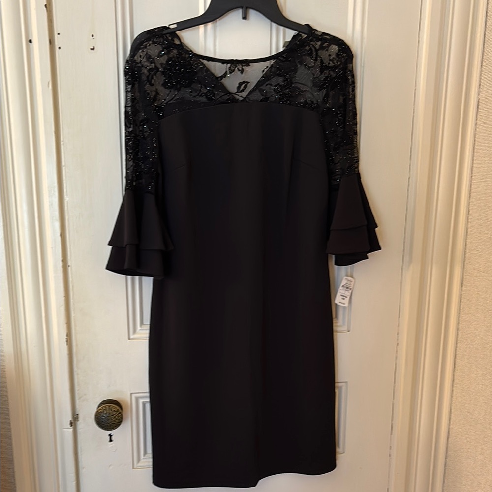Neiman Marcus Black Lace Dress